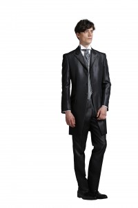 タキシード　フロックコート　黒　ブラック　レンタル　結婚式　おしゃれ