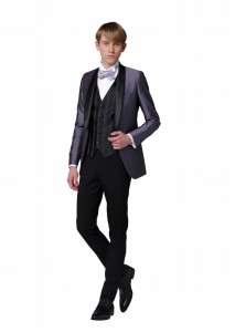 タキシード レンタル 結婚式 新郎 グレー シンプル